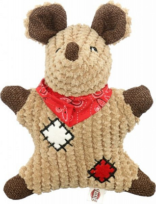 Іграшка для собак Trixie Мишка з латками 19 см 36030