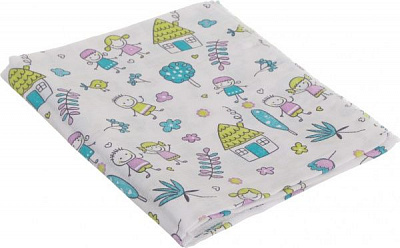 Пеленка Home Line Девочки и мальчики 90х110 см салатовый 155970 
