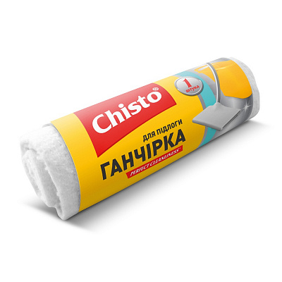 Ганчірка для підлоги Chisto Perfect cleanliness 50х60 см 1 шт./уп. блакитна