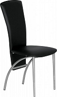 Стілець обідній Nowy Styl AMELY CHROME (BOX-4) (CH) V-4 хром/чорний