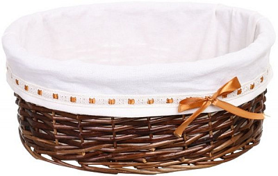 Кошик плетений з текстилем 40x31x16 см HQ13-10CD-3