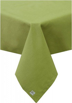 Скатерть Green 132x220 см зеленый Прованс 