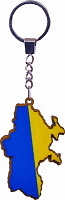 Брелок Україна 6,7x7,5 см В-22013