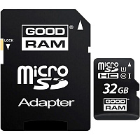 Карта памяти Goodram microSDHC 32 ГБ Class 10 (M1AA-0320R12) 