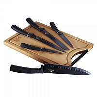 Набор ножей BLACK SILVER Collection 6 предметов BH 2549 Berlinger