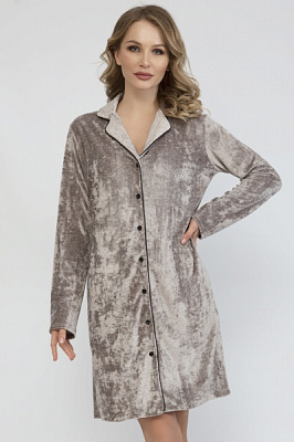 Халат домашний женский Roksana DA VINCI №1319/50004 р. 46 капучино