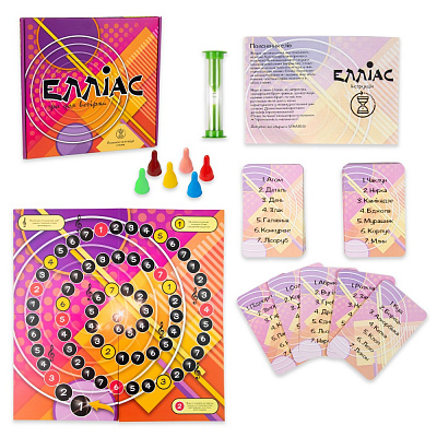 Гра настільна Strateg Елліас розважальна українською мовою 30777