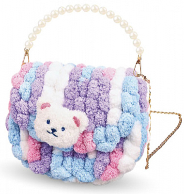 Набір для створення сумки з помпонами своїми руками №9 Brushme