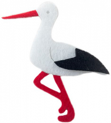 Декоративное изделие из фетра 