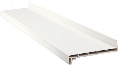 Отлив оконный ПВХ 2000х110 мм белый  