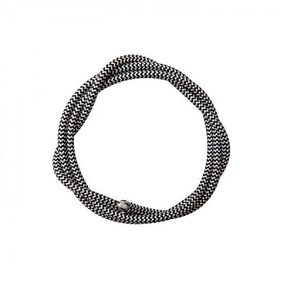 Кабель силовой многожильный Светкомплект ПВС 2х0,5 медь бело-черный