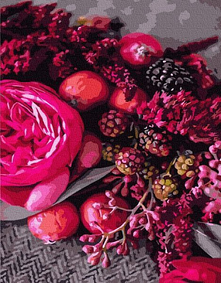 Картина по номерам Малиновое утро BookOpt 