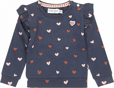 Свитшот для девочки Dirkje Heart р.80 синий U44447-35 