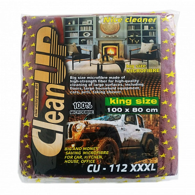 Микрофибра 100x80 см CU-112 ХXХL CleanUP 1 шт.