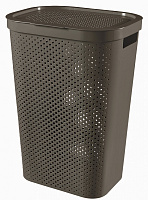 Кошик для білизни Curver Infinity 60 л темно-коричневий