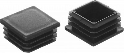 Заглушка внутрішня 40х40 /pd 6 шт.