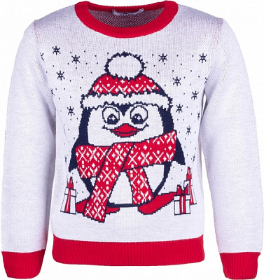 Свитер унисекс Flash р.98 белый 19BG134-6-3900 