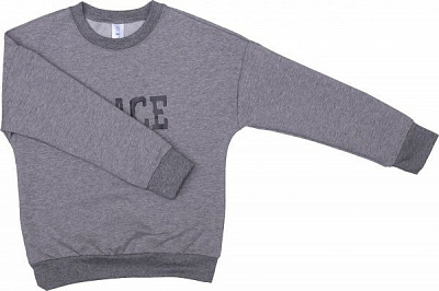 Джемпер Luna Kids р.140 сірий меланж 103448