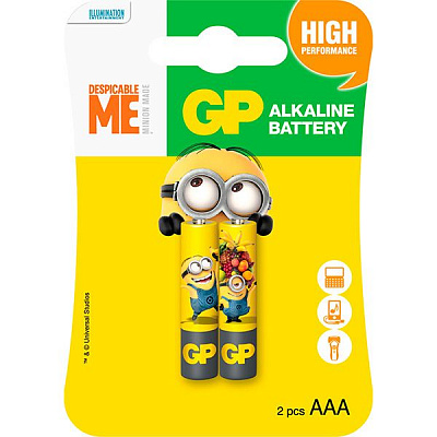 Батарейка GP Minions 24YOY-U ААA 2 шт