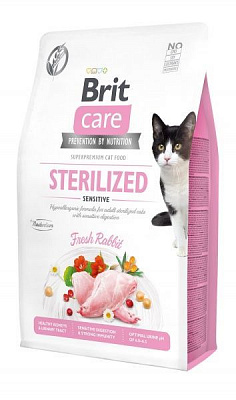 Корм Brit Care Sterilized Sensitive кролик 2 кг 171290