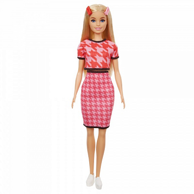 Лялька Barbie Модниця у костюмі в ламану клітинку