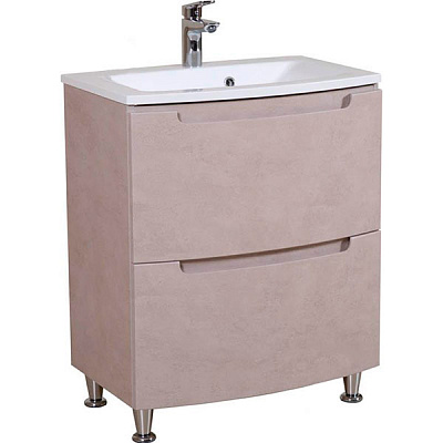 Тумба напольная Aqua Rodos HeadWay 70 см бетон бежевый под умывальник EAST 70 и Дельта 70