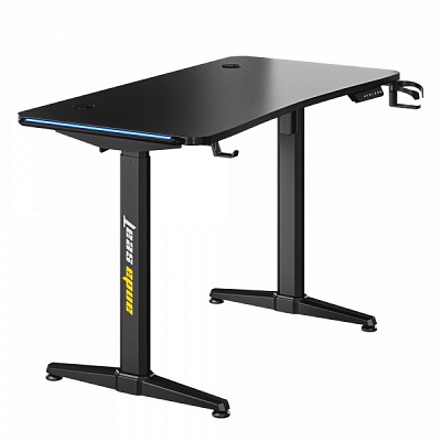 Стол компьютерный Anda Seat с электрорегулировкой высоты Terminator RGB Black (AD-D-DD1-1600L-01-B) 