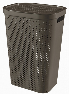 Кошик для білизни Curver Infinity 60 л темно-коричневий