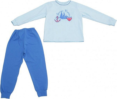 Піжама для хлопчиків Татошка 0113171 блакитна р.98 блакитний