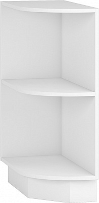 Тумба нижня кутова радіусна 300x820x522 мм білий