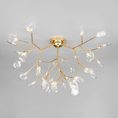 Люстра стельова Strotskis Lamella 566 36x3 Вт G4 золото