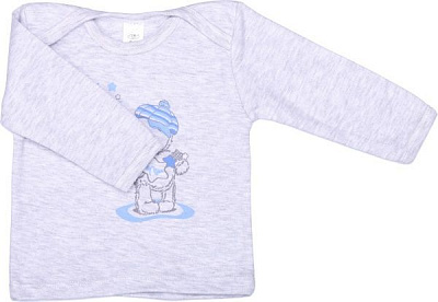 Кофта унисекс Фламинго 157-212 р.74 серый 