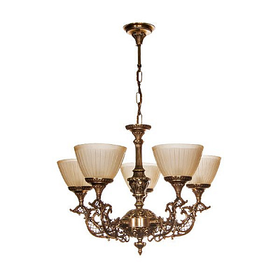 Люстра Фабрика світла НСБ 65-5х60-051 латунь