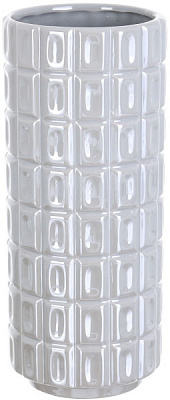 Ваза керамическая серая Fest Stone 10,5x10,5x25 см