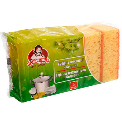 Губка Помічниця Сырок 5 шт.