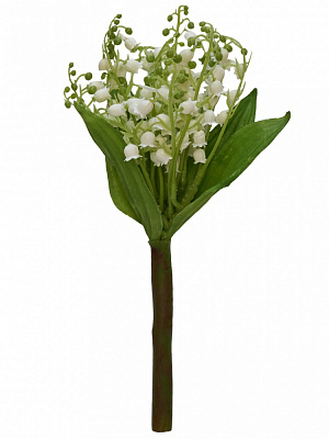 Цветок искусственный Ландыш обыкновенный 38 см белый Home Seasons Decor