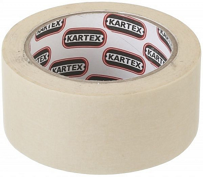 Малярная лента КARTEX 4.8 x 35000см белая 80°С 70205