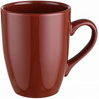 Чашка Alfa 360 мл темно-коричневый Keramika