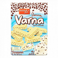 Вафлі VARNA Sweet Plus Stracciatella з молочним кремом та крихтою з какао-печива 240 г 72 г 