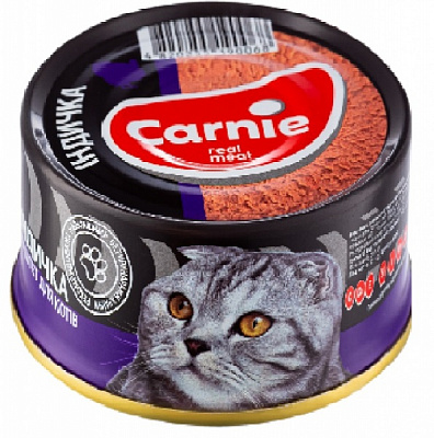 Паштет для дорослих котів Carnie з індичкою 95 г