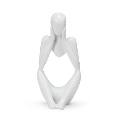 Фигурка декоративная Мыслитель DH-ST-16-2 White