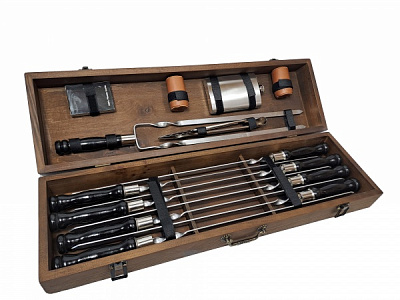 Набір шампурів Metalzavod Голд