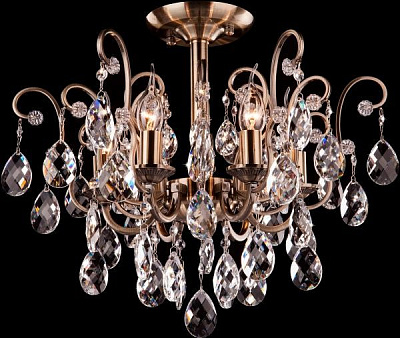 Люстра потолочная Strotskis Rosita 6x60 Вт E14 античная бронза 10022/6 