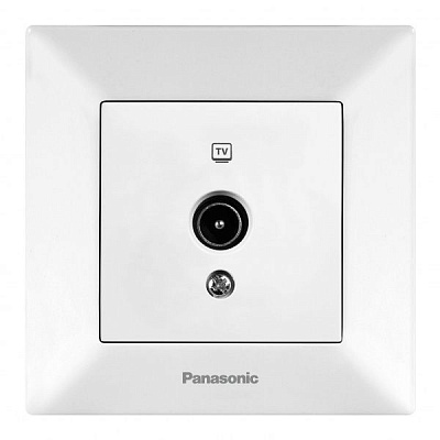 Розетка TV прохідна Panasonic Arkedia Slim 12dB білий 480200245
