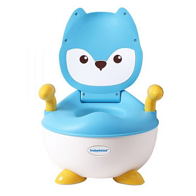 Горшок детский Babyhood Лисица BH-113LB голубой