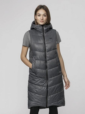 Жилет 4F D4L21-KUDP302-24S S сірий