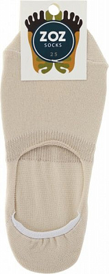 Носки ZOZ следы серые р. 25 серый 