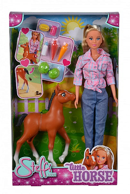 Кукольный набор Simba Штеффи «Уход за жеребенком»