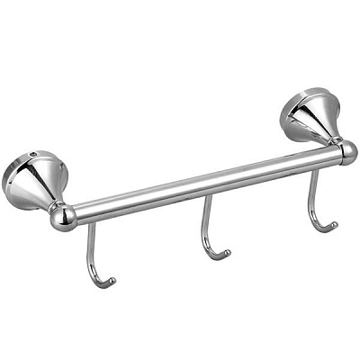 Вешалка Arino Lounge хром 3 крючка