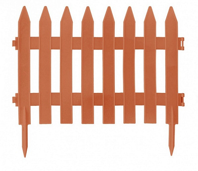 Паркан декоративний Prosperplast Garden Classic 3600х15х520 мм теракот